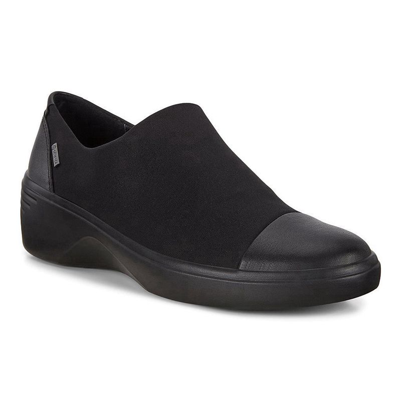 Zapatos Slip-On Ecco Soft 7edge Para Mujer,Negras,524618-XVW